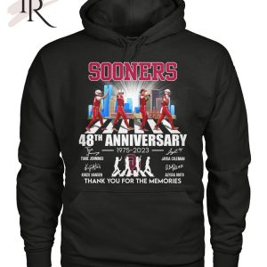 Sooners 48th Anniversary 1975 – 2023 Thank You For The Memories Unisex T-Shirt – Limited Edition