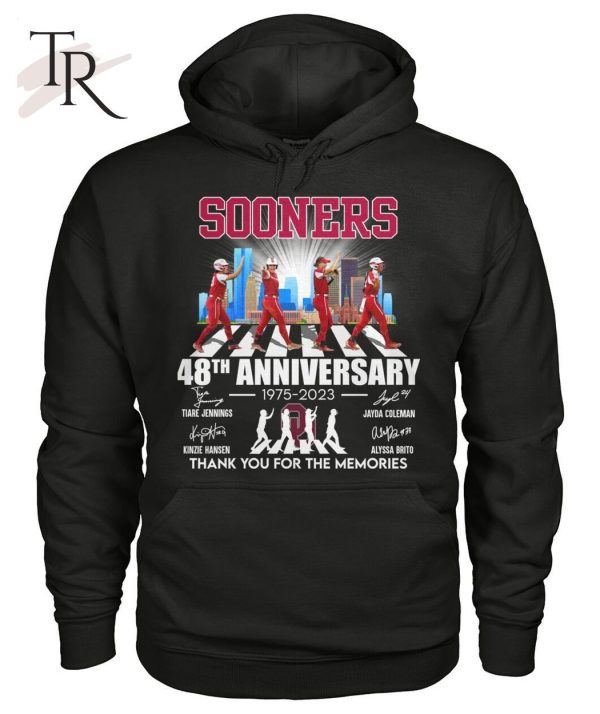 Sooners 48th Anniversary 1975 – 2023 Thank You For The Memories Unisex T-Shirt – Limited Edition