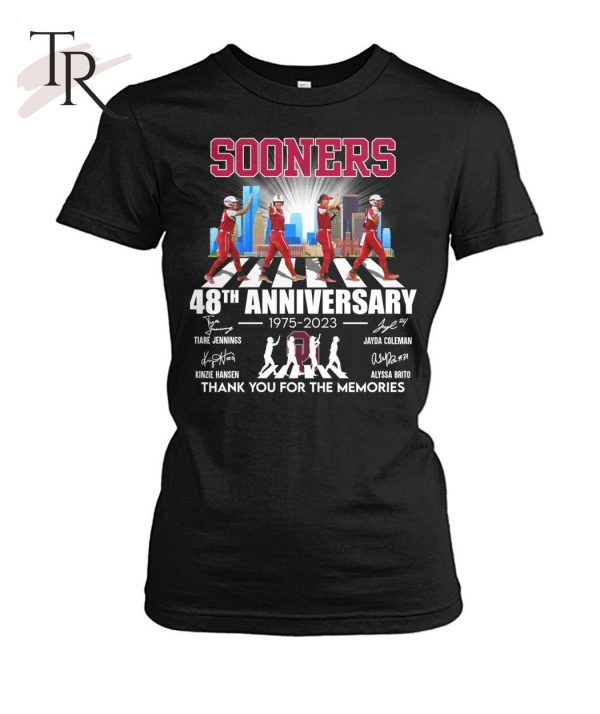 Sooners 48th Anniversary 1975 – 2023 Thank You For The Memories Unisex T-Shirt – Limited Edition