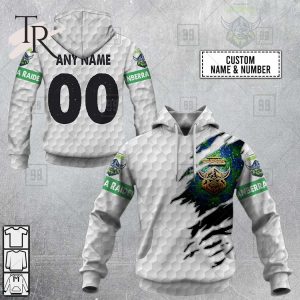 Personalized NRL Canberra Raiders Golf Hoodie All Over Print