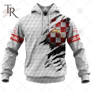 Personalized NRL Dolphins Golf Hoodie All Over Print