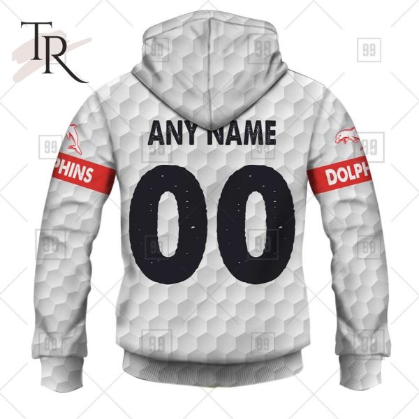 Personalized NRL Dolphins Golf Hoodie All Over Print