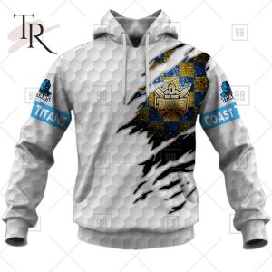 Personalized NRL Gold Coast Titans Golf Hoodie All Over Print