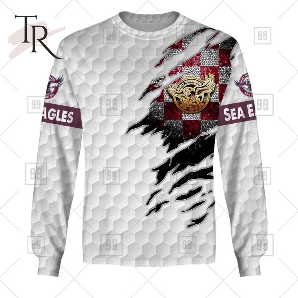 Personalized NRL Manly Warringah Sea Eagles Golf Hoodie All Over Print