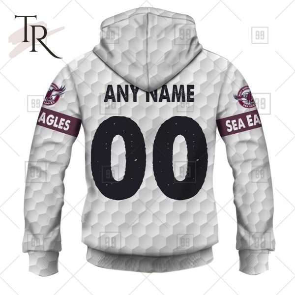 Personalized NRL Manly Warringah Sea Eagles Golf Hoodie All Over Print