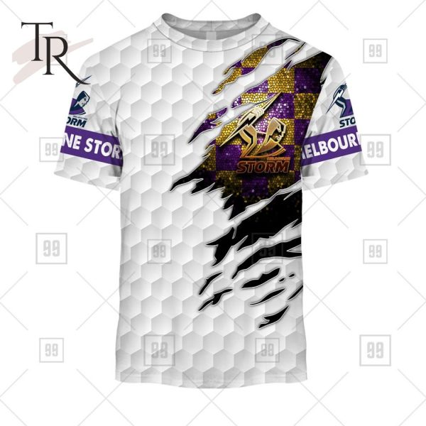 Personalized NRL Melbourne Storm Golf Hoodie All Over Print