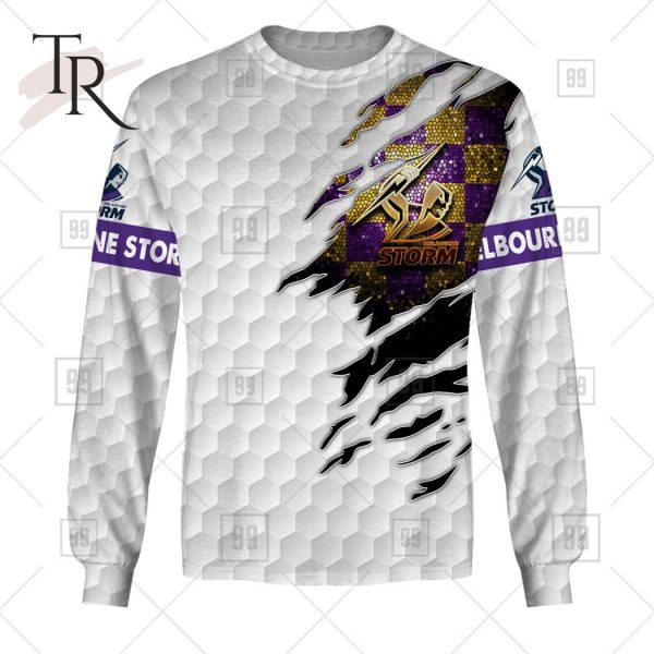 Personalized NRL Melbourne Storm Golf Hoodie All Over Print