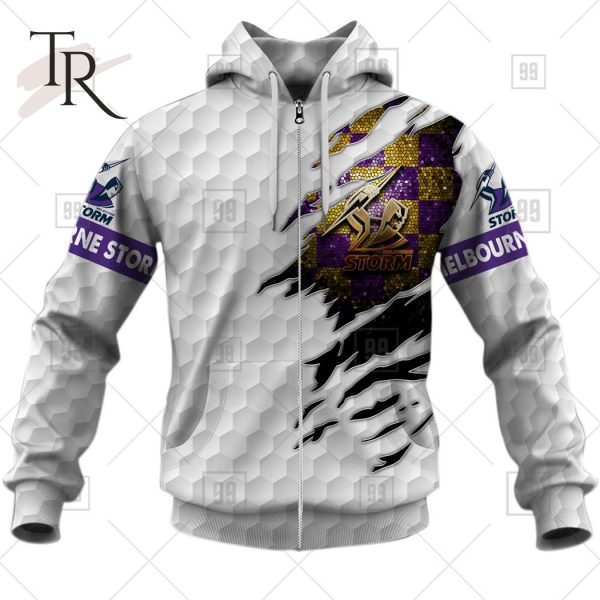 Personalized NRL Melbourne Storm Golf Hoodie All Over Print