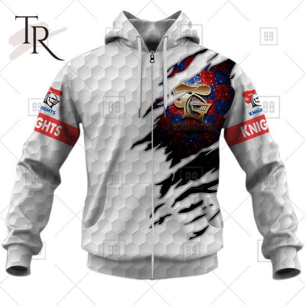 Personalized NRL Newcastle Knights Golf Hoodie All Over Print