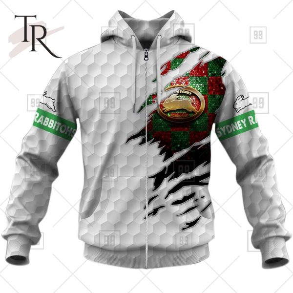 Personalized NRL South Sydney Rabbitohs Golf Hoodie All Over Print
