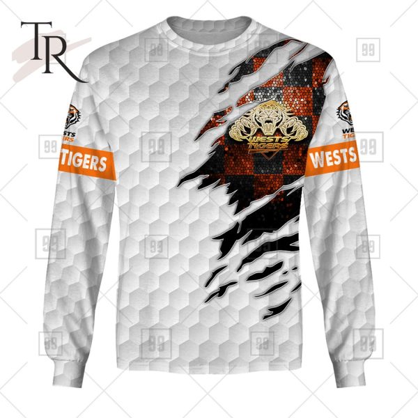 Personalized NRL Wests Tigers Golf Hoodie All Over Print