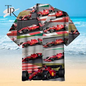 F1 Evolution Of Scuderia Ferrari Unisex Hawaiian Shirt