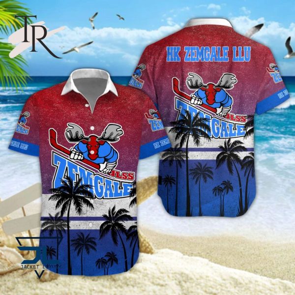 Liiga ja Mestis HK Zemgale  LLU Hawaiian Shirt