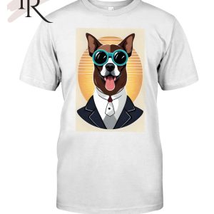 Dog Dad Funny Dog With Sunglasses Dog Lover Gift Classic T-Shirt