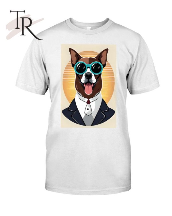 Dog Dad Funny Dog With Sunglasses Dog Lover Gift Classic T-Shirt