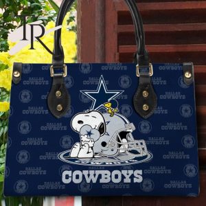 Dallas Cowboys NFL Snoopy Women Premium Leather Hand Bag