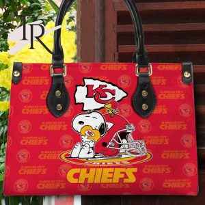 Kansas City Chiefs NFL Snoopy Women Premium Leather Hand Bag