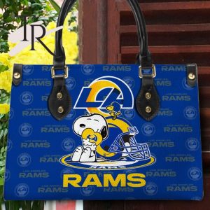 Los Angeles Rams NFL Snoopy Women Premium Leather Hand Bag