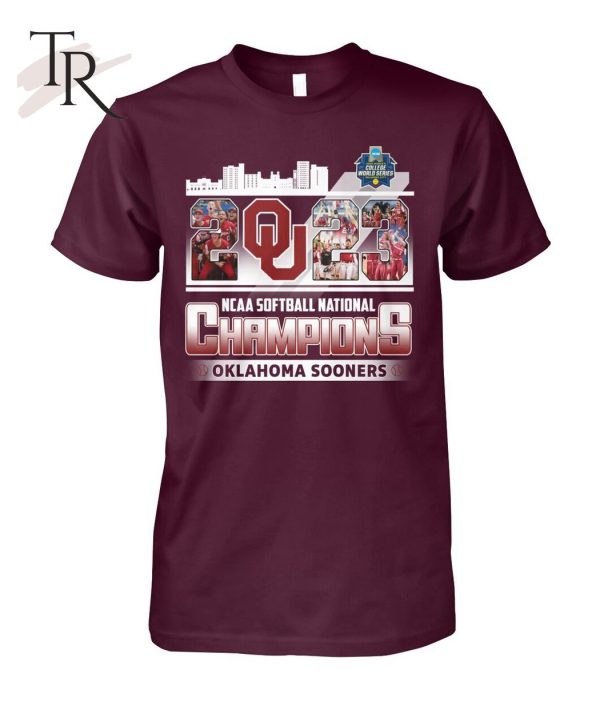 NCAA Softball National Champions 2023 Oklahoma Sooners T-Shirt – Limited Edition