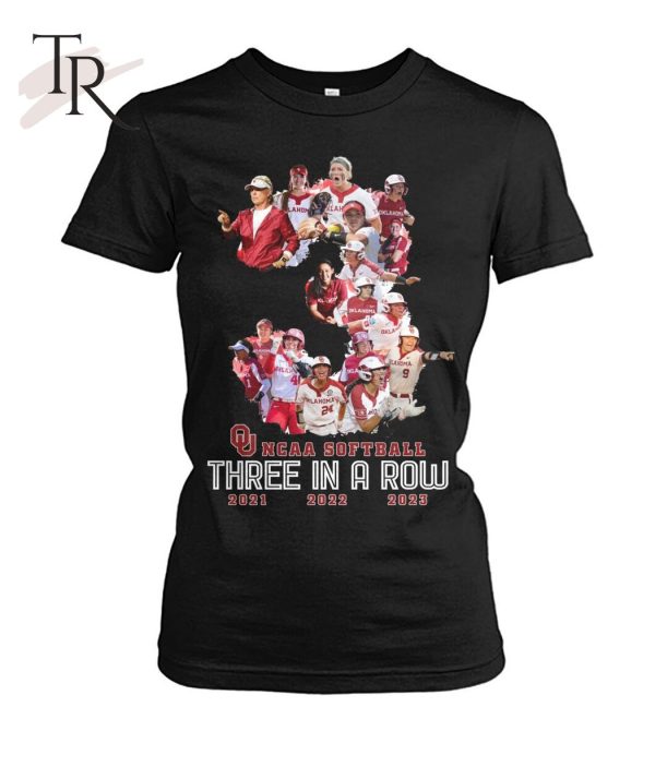 NCAA Softball Three In A Row T-Shirt – Limited Edition