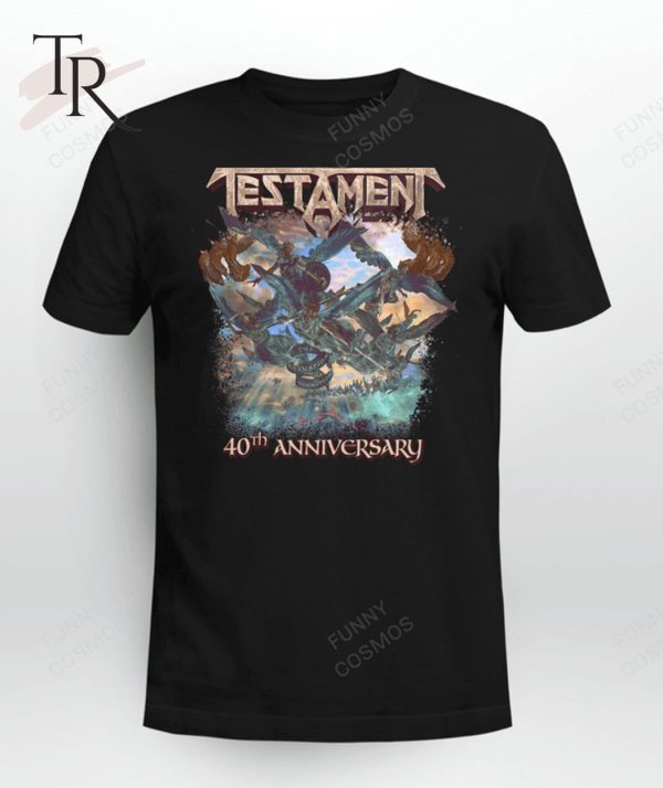 Testament 40th Anniversary The Formation of Damnation T-Shirt – Limited Edition