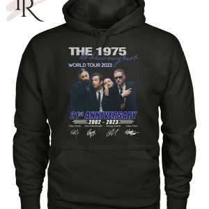 The 1975 World Tour 2023 21st Anniversary 2002 – 2023 Signed T-Shirt – Limited Edition