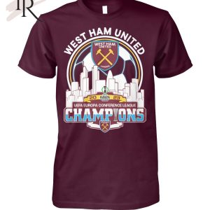 West Ham United UEFA Europa Conference League Champions T-Shirt – Limited Edition