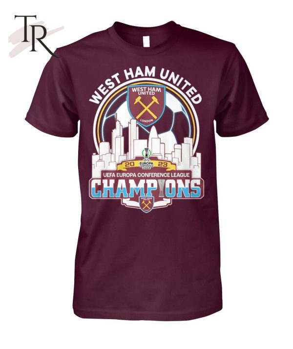 West Ham United UEFA Europa Conference League Champions T-Shirt – Limited Edition