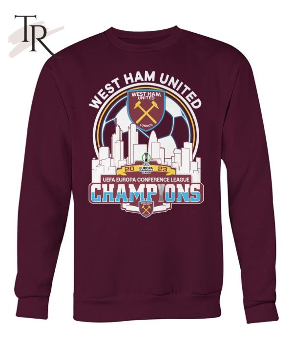 West Ham United UEFA Europa Conference League Champions T-Shirt – Limited Edition