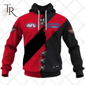 Personalized Guernsey Mix V2 AFL Essendon Bombers Hoodie 3D