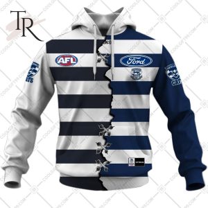 Personalized Guernsey Mix V2 AFL Geelong Cats Hoodie 3D