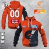 Personalized Guernsey Mix V2 AFL Hawthorn Hawks Hoodie 3D