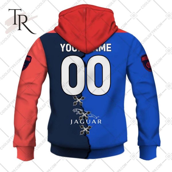 Personalized Guernsey Mix V2 AFL Melbourne Demons Hoodie 3D