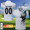 Personalized MLB Milwaukee Brewers Mix Golf Style Polo Shirt