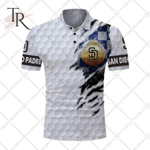 Personalized MLB San Diego Padres Mix Golf Style Polo Shirt
