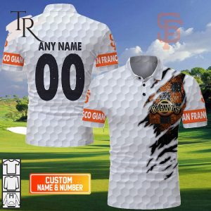 Personalized MLB San Francisco Giants Mix Golf Style Polo Shirt