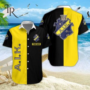 SHL Hockey AIK IF Hawaiian Shirt And Shorts