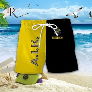 SHL Hockey AIK IF Hawaiian Shirt And Shorts