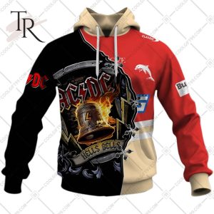 Personalized NRL Dolphins x AC DC Hoodie 3D