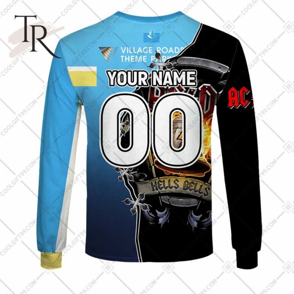 Personalized NRL Gold Coast Titans x AC DC Hoodie 3D