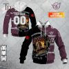 Personalized NRL Melbourne Storm x AC DC Hoodie 3D