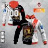 Personalized NRL Sydney Roosters x AC DC Hoodie 3D