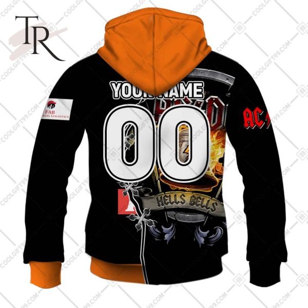 Personalized NRL Wests Tigers x AC DC Hoodie 3D