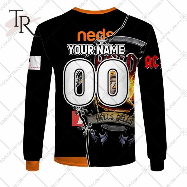 Personalized NRL Wests Tigers x AC DC Hoodie 3D