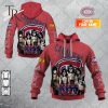 Personalized NHL Nashville Predators x Kiss Band V2 Style Hoodie 3D