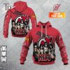 Personalized NHL Nashville Predators x Kiss Band V2 Style Hoodie 3D