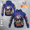 Personalized NHL New York Rangers x Kiss Band V2 Style Hoodie 3D