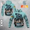 Personalized NHL San Jose Sharks x Kiss Band V2 Style Hoodie 3D