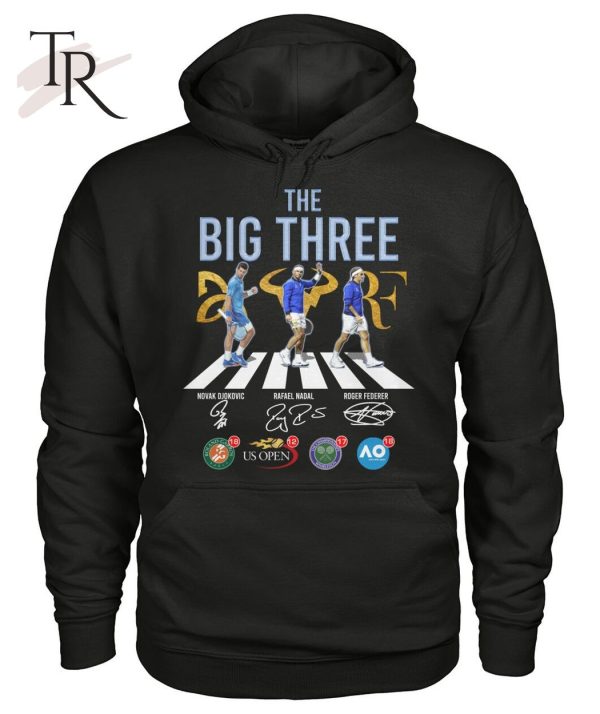 The Big Three Novak Djokovic And RaFael Nadal And Roger Federer T-Shirt