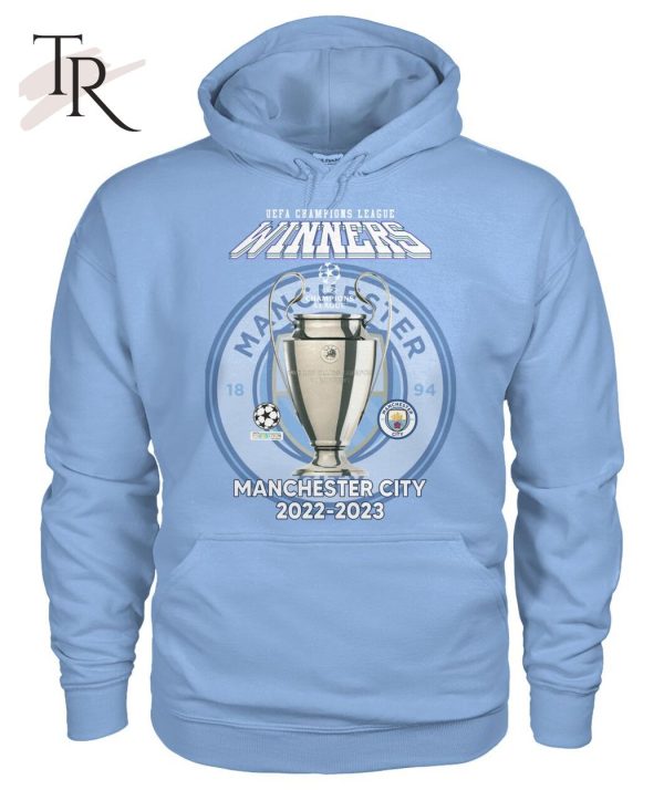 UEFA Champions League Winners Manchester City 2022 – 2023 T-Shirt